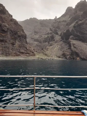 Los Gagantes from shogun boat in Tenerife