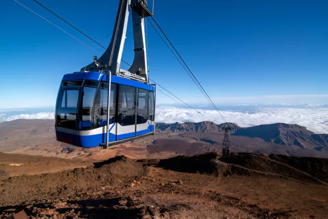 Teleferico cable car tenerife cableway teide